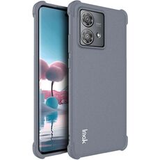 Per Motorola Edge 40 Neo imak Custodia in TPU antiurto con airbag (grigio opaco)