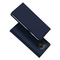 Custodia in pelle flip per telefono Fairphone 5 DUX DUCIS Skin Pro Series (blu)