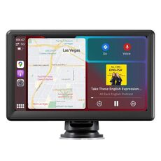 X70-1 Auto 7 pollici IPS Schermo intelligente portatile Proiezione schermo wireless Carplay Android Auto (Nero)