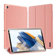 Custodia magnetica per tablet in pelle con vibrazione per Samsung Galaxy Tab A9+ DUX DUCIS Domo Series (rosa)