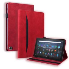 Custodia per tablet in pelle antiurto per Amazon Fire Max 11 2023 (rosso)