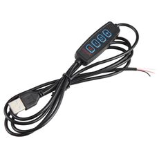 Cavo interruttore USB DC5V da 1,5 m con controller a 3 colori (nero)