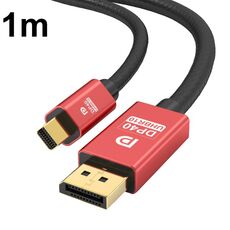 Cavo adattatore video per computer da 1 m versione 2.1 Mini DP a DP Cavo adattatore video per computer 30 AWG OD: 6,3 MM