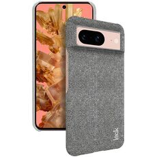 Per Google Pixel 8 serie imak Ruiyi Texture in tessuto PU + custodia per telefono PC (grigio chiaro)