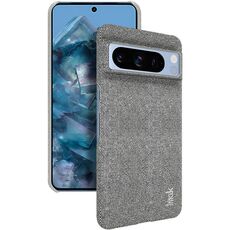 Per Google Pixel 8 Pro imak Ruiyi Series Texture in tessuto PU + custodia per PC (grigio chiaro)