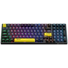 ONIKUMA G38 Tastiera meccanica cablata con illuminazione RGB a 98 tasti, Tipo: interruttore marrone (nero)