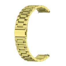 Per Huawei Watch GT4 41 mm cinturino in metallo in acciaio inossidabile con tre perline (oro)