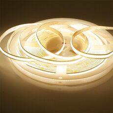 Striscia luminosa a LED decorativa adesiva COB da 1 m 24 V 8 mm di larghezza, specifica: 320 perline-12 W -90 Display (4000 K)