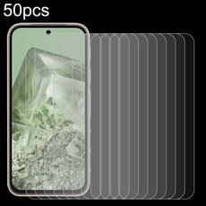 Per Google Pixel 8a Pellicola in vetro temperato 50 pezzi 0,26 mm 9H 2,5D