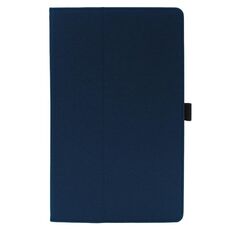 Custodia per tablet in pelle antiurto magnetica 2 pieghevole per TCL NxtPaper 11 (blu scuro)