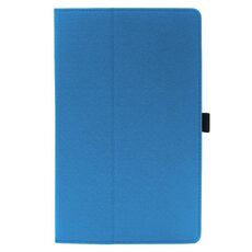 Custodia per tablet in pelle antiurto magnetica 2 pieghevole per TCL NxtPaper 11 (azzurro)