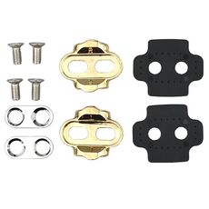 10 pz/set Pedale della Bicicletta Frullino per le uova Piastra di Bloccaggio Accessori Piastra di Bloccaggio del Pedale della Bici in Ottone (ST001)