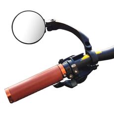 Specchietto retrovisore per moto, specchietto retrovisore per bicicletta, colore: rotondo a sinistra