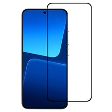 Per Xiaomi 13 Ultra Edge Glue 9H HD Pellicola in vetro temperato con bordo curvo 3D (nero)