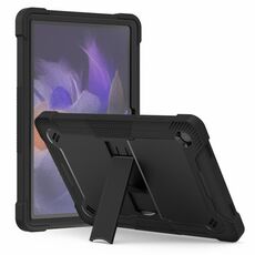 Custodia per tablet PC ibrida in silicone antiurto per Samsung Galaxy Tab A9 con supporto (nero)