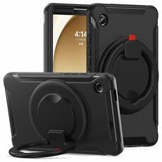 Per Samsung Galaxy Tab A9 Custodia protettiva antiurto in TPU + PC per tablet (nera)