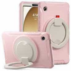 Per Samsung Galaxy Tab A9 Custodia protettiva antiurto in TPU + PC per tablet (fiori di ciliegio rosa)