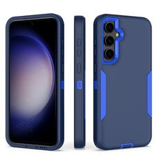 Per Samsung Galaxy S23 FE 5G 2 in 1 custodia magnetica per PC + TPU (blu reale + blu scuro)