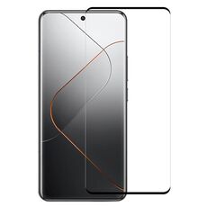 Per Xiaomi 14 Pro 9H HD Pellicola in vetro temperato con bordo curvo 3D (nero)