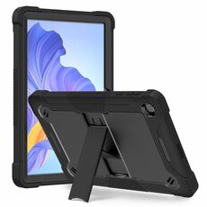 Custodia per tablet PC ibrida in silicone antiurto per Honor Pad X8 con supporto (nero)