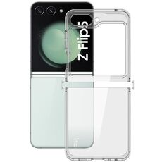 Per Samsung Galaxy Z Flip5 5G imak serie UX-6 Custodia per telefono invisibile con airbag antiurto all-inclusive in TPU (trasparente)