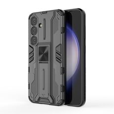 Per Samsung Galaxy S24 5G Supersonic Armor PC Custodia ibrida in TPU (Nero)