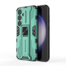 Per Samsung Galaxy S24 5G Supersonic Armor PC Custodia ibrida in TPU (verde)
