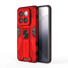 Custodia per telefono TPU ibrida per PC Supersonic Armor per Xiaomi 14 Pro (rossa)