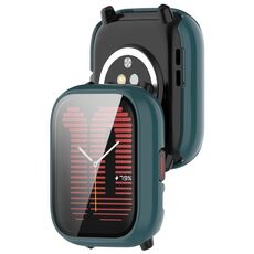 Per Amazfit Aactive PC Custodia per orologio in vetro temperato integrata (verde)