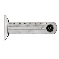 Calibro di profondità del nonio del battistrada del pneumatico in acciaio inossidabile da 0-60 mm