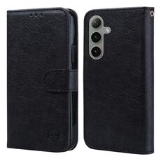 Per Samsung Galaxy S24+ 5G Skin Feeling Oil Leather Texture PU + Custodia per telefono in TPU (Nero)