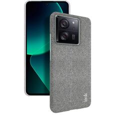 Per Xiaomi 13T 5G / 13T Pro 5G serie imak Ruiyi Texture in tessuto PU + custodia per telefono PC (grigio chiaro)