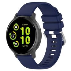 Per cinturino in silicone Garmin vivoactive 5 / Active 5 da 20 mm (blu scuro)