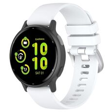 Per cinturino in silicone Garmin vivoactive 5 / Active 5 da 20 mm (bianco)