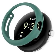Custodia protettiva per orologio per PC vuota in confezione mezza per Google Pixel Watch 2 (ciano)