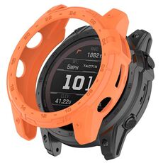 Custodia protettiva per orologio in TPU cava Amoled Armor per Garmin Tactix 7 (arancione)