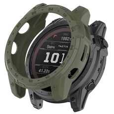 Custodia protettiva per orologio in TPU cava Amoled Armor per Garmin Tactix 7 (verde)