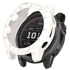 Custodia protettiva per orologio in TPU cava Amoled Armor per Garmin Tactix 7 (bianco avorio)