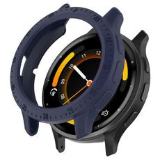 Per Garmin Venu 3S Half Pack Custodia protettiva per orologio in TPU con armatura cava (blu scuro)