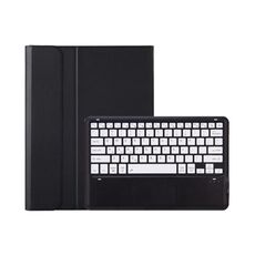 Per Lenovo Xiaoxin Pad Pro 12,7 pollici AM24 TPU Custodia in pelle ultrasottile staccabile per tablet con tastiera Bluetooth (Nero Bianco)