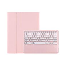 Per Lenovo Xiaoxin Pad Pro 12,7 pollici AM24 TPU Custodia in pelle ultrasottile staccabile per tablet con tastiera Bluetooth (rosa)