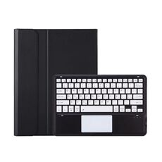Per Lenovo Xiaoxin Pad Pro 12,7 pollici AM24-A TPU Custodia in pelle ultrasottile staccabile per tablet con tastiera Bluetooth e touchpad (Nero Bianco)