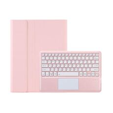 Per Lenovo Xiaoxin Pad Pro 12,7 pollici AM24-A Custodia in pelle per tablet con tastiera Bluetooth staccabile ultrasottile TPU con touchpad (rosa)