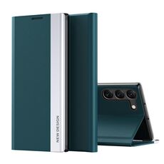 Per Samsung Galaxy S24+ 5G Custodia per telefono in pelle ad adsorbimento elettrolitico laterale (indaco)