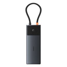 Docking station Baseus Metal Gleam Series II 11 in 1 da tipo C a 2xHDMI+1xDP+4xUSB+1xType-C+1xRJ45+1xSD/TF HUB (nero)