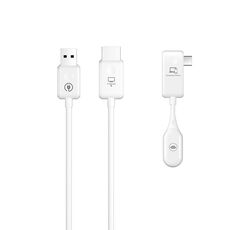 Cavo adattatore per lettore schermo ricevitore HDMI wireless CS7 (bianco)