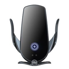 Supporto per auto M3 con presa d'aria per ricarica rapida wireless a induzione a infrarossi (nero)