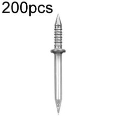 200 pezzi + 1 utensile per battiscopa Chiodi senza punzonatura senza punzonatura Chiodi bidirezionali a testa singola confezionati