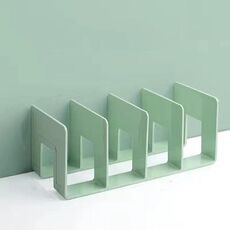 Scaffale per libri da scrivania in acrilico, scaffale per libri, cancelleria per ufficio, stile: verde addensato