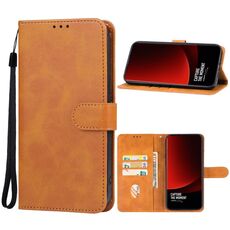 Per la custodia del telefono in pelle Ultra Xiaomi 14 (marrone)